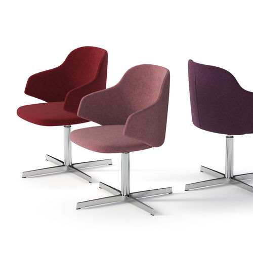 Chaise contemporaine - HOST - ARTE & D SRL - d'intérieur / en tissu / en simili cuir