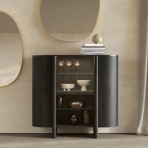 Buffet contemporain - Dusk - Nature Design - en chêne / en bois massif / en noyer américain