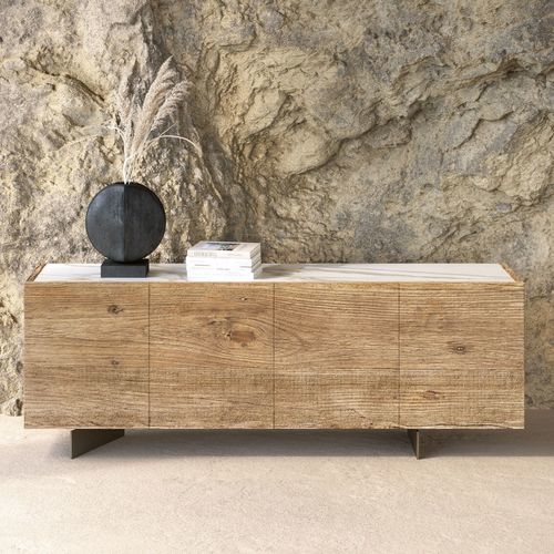 Buffet contemporain - Geode - Nature Design - en chêne / en bois massif / en chêne naturel