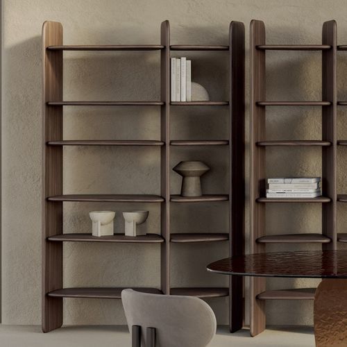 Bibliothèque contemporaine - Nook - Nature Design - en chêne / en noyer américain / en chêne naturel