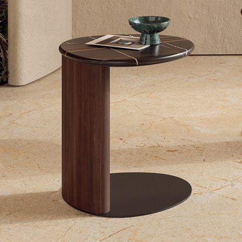 Table d'appoint contemporaine - Drop - Nature Design - en verre / en céramique / en marbre