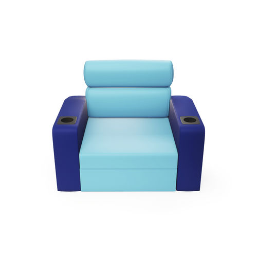 Fauteuil de cinéma en tissu - DORY - FERCO SEATING SYSTEMS M SDN BHD - en cuir / professionnel / rouge