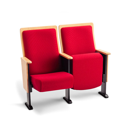 Fauteuil d'auditorium contemporain - TS71 - CADENZA - FERCO SEATING SYSTEMS M SDN BHD - en tissu / en bois / pliant
