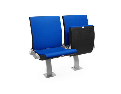 Siège de gradin contemporain - ARC One Plus - FERCO SEATING SYSTEMS M SDN BHD - avec dossier haut / résistant aux UV / en vinyle