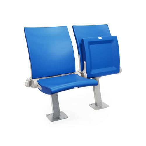 Siège de gradin rabattable - ARC Lite Plus - FERCO SEATING SYSTEMS M SDN BHD - contemporain / haute résistance / avec dossier haut
