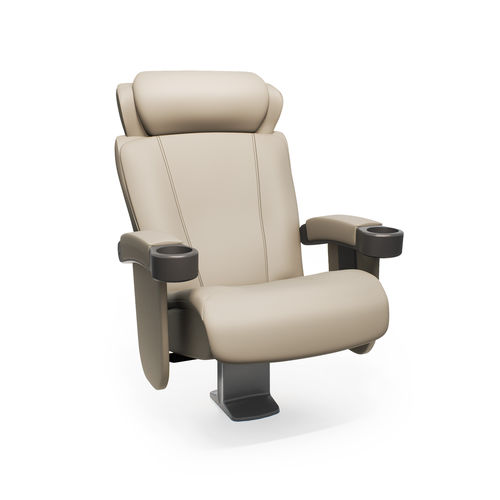 Fauteuil de cinéma en simili cuir - OPUS - FERCO SEATING SYSTEMS M SDN BHD - en fleur de bovin / en bois / pour théâtre
