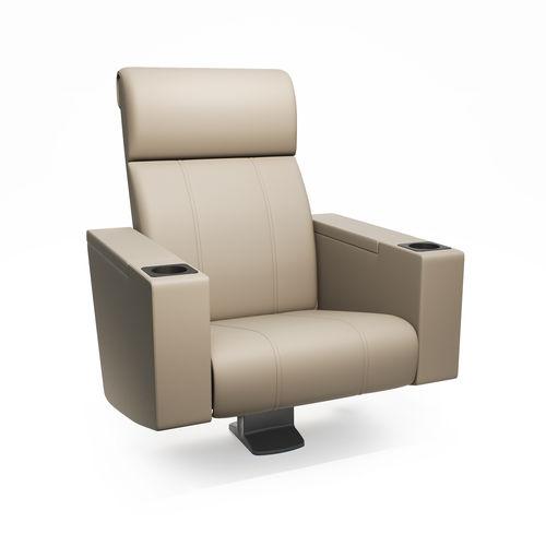 Fauteuil de cinéma en cuir - VERONA - FERCO SEATING SYSTEMS M SDN BHD - en tissu / professionnel / rouge