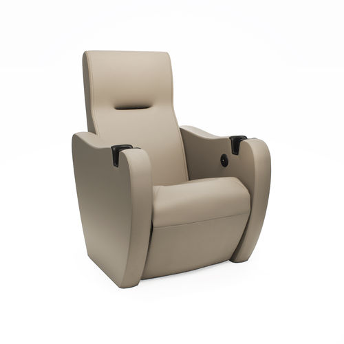 Fauteuil de cinéma en cuir - REX ZERO GRAVITY - FERCO SEATING SYSTEMS M SDN BHD - en tissu / professionnel / rouge