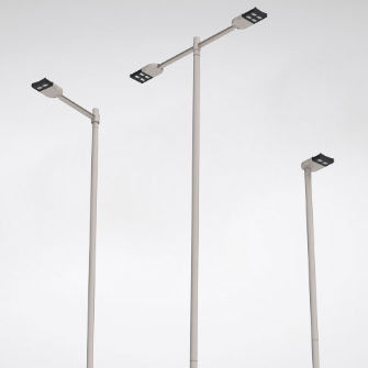 Lampadaire urbain - IZAR RING - Ghisamestieri - contemporain / en métal / à LED