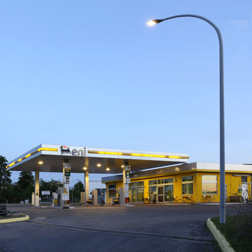 Lampadaire urbain - ORN 400 - Ghisamestieri - contemporain / en fonte d'aluminium / en verre