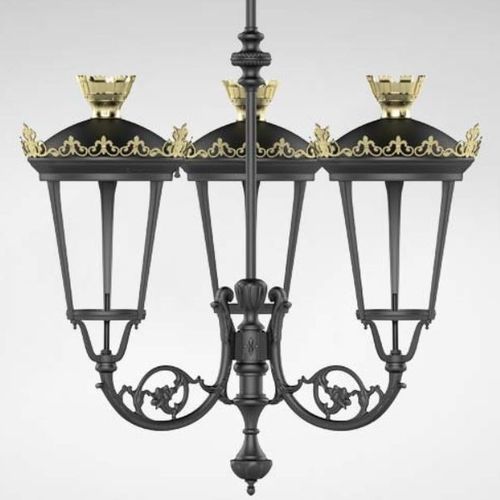 Lustre contemporain - 25, 30, VENEZIA - Ghisamestieri - en acier / 3 ampoules / professionnel