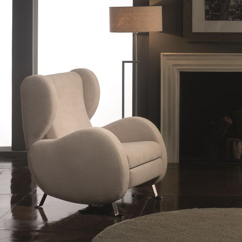 Fauteuil relax contemporain - PARTY - Raga - en cuir / en tissu / en simili cuir