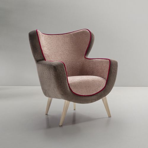 Fauteuil contemporain - CHERRY - Raga - en tissu / en cuir / en simili cuir