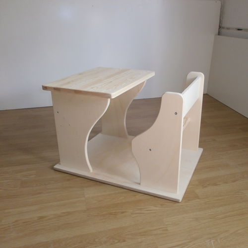 Ensemble table et bancs contemporain - PIKLER®  - Ergokids - en bois / pour enfant / résidentiel