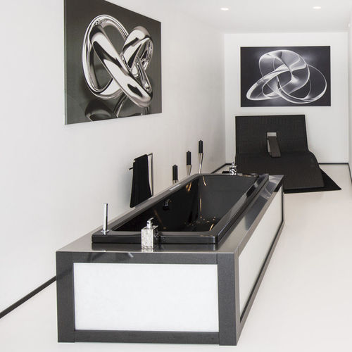 Baignoire à poser - Luis Design - pour habitat / en pierre naturelle / en quartz