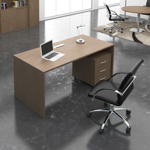 Bureau sur pied - OP - FERCIA - contemporain / en bois / droit