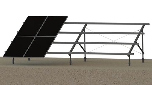 Système de montage de plein champ - PARK TEGRA GROUND ANCHOR - sunfixings - pour applications autonomes / solaire / pour applications photovoltaïques