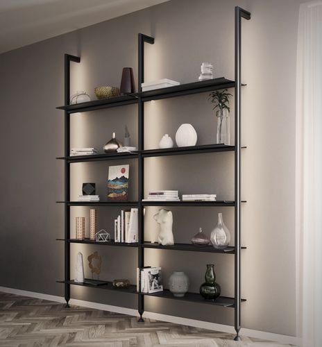 Étagère murale - IO-L - Damiano Latini srl - modulable / contemporaine / en aluminium