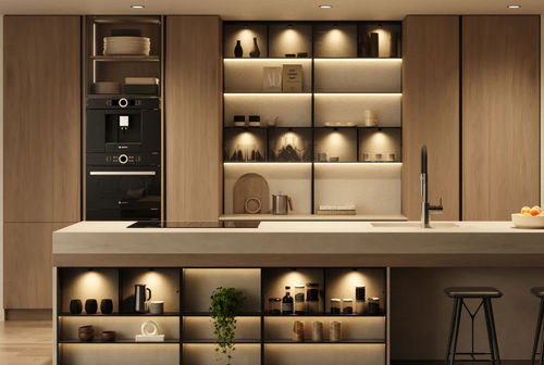 Armoire de rangement pour cuisine contemporain - ADDENDUM - Damiano Latini srl - en bois
