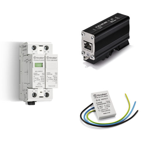 Parafoudre de type 1 - 7P - FINDER S.p.A - de type 2 / de type 3 / contre les surtensions