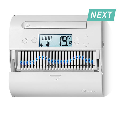 Thermostat numérique - 1C.61 - FINDER S.p.A - programmable / manuel / pour chauffage