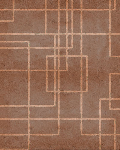 Tapis contemporain - TERRACOTTA - Rug's Society - à motif / en laine / en soie