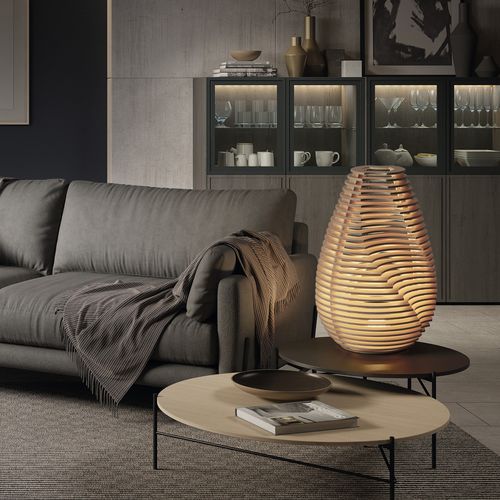 Lampe de table - TWIST h637 - Novolux Lighting - en hêtre / contemporaine / d'intérieur