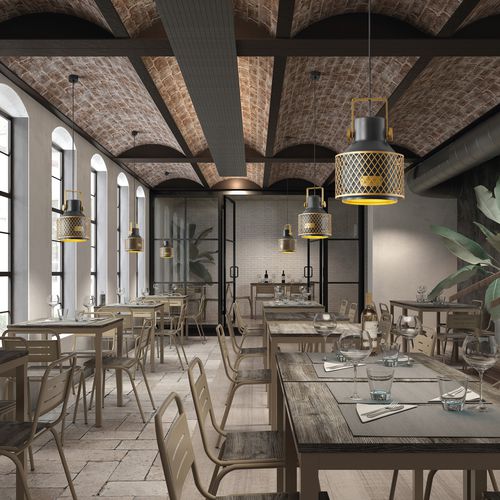 Suspension - TOSCA - Novolux Lighting - en aluminium / en acier / design industriel