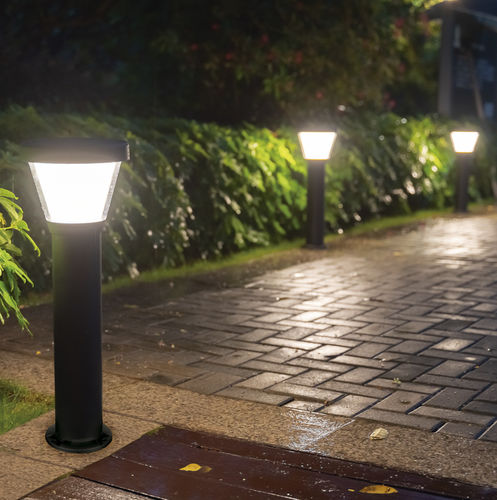 Borne d'éclairage de jardin - ERGO - Novolux Lighting - contemporaine / en aluminium / à LED