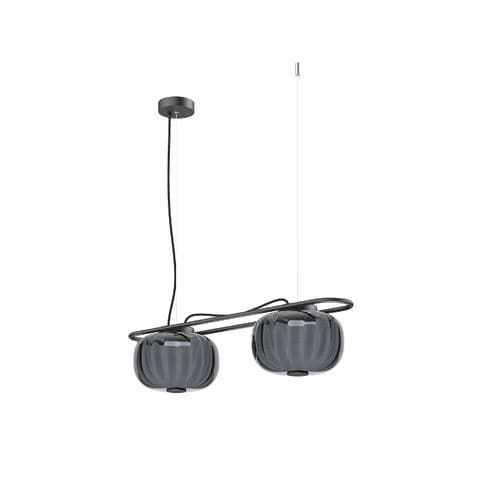 Suspension - KRISTA  - Novolux Lighting - en acier / en verre / bois