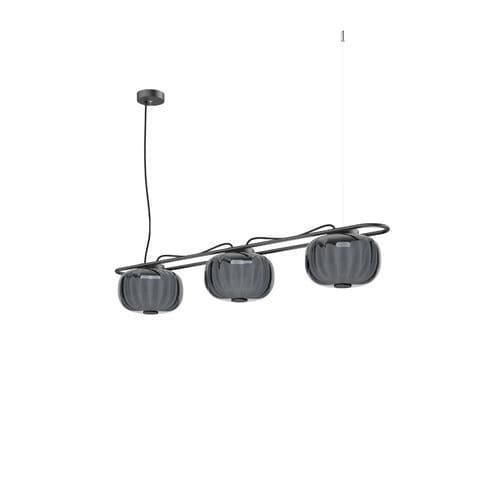 Suspension - KRISTA  - Novolux Lighting - en acier / en verre / bois