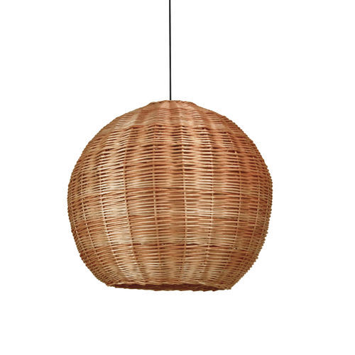 Suspension - NATURAL L - Novolux Lighting - en acier / en osier / contemporaine