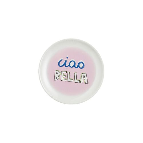 Assiette à dessert - SMS : FUN KILLS - BITOSSI HOME - ronde / à usage domestique / à motif