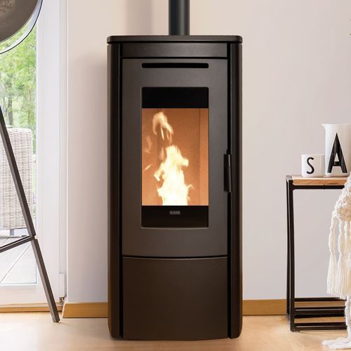 Poêle à granulés - SOFT 80 - Klover - 5 kW - 10 kW / à poser / contemporain