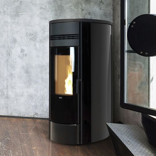 Poêle chaudière à granulés - STYLE 220  - Klover - 20 kW - 50 kW / à poser / contemporain