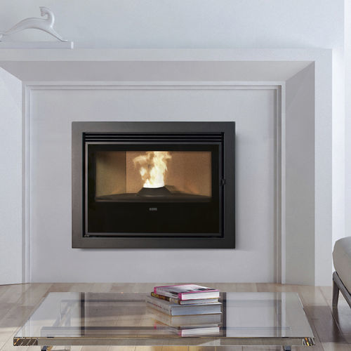 Insert de cheminée à granulés - MONO 1000 - Klover - à convection naturelle / contemporain / télécommandé