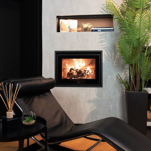 Insert de cheminée à bois - STARBOX 650 - Klover - en acier / contemporain / classe A+