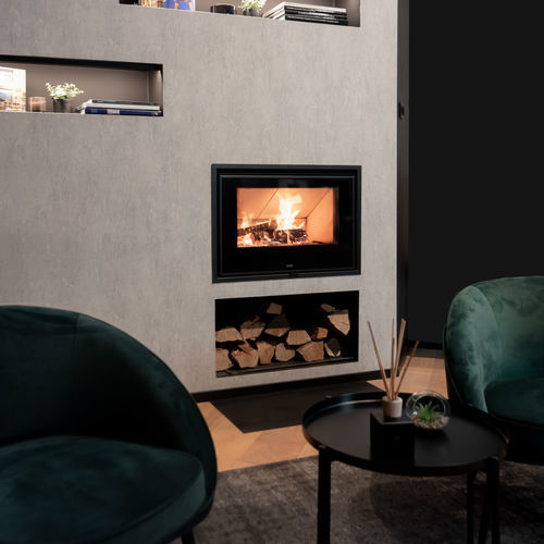 Insert de cheminée à bois - STARBOX 750 - Klover - en acier / contemporain / classe A+