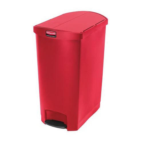 Poubelle conteneur - SLIM JIM® : STEP-ON - Rubbermaid Commercial Products - en résine / à pédale / professionnelle