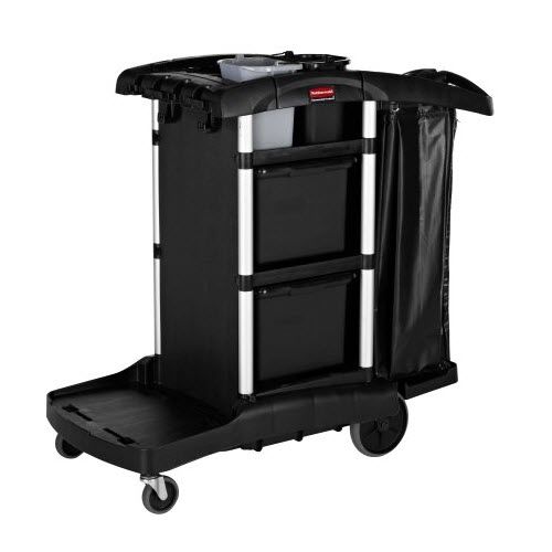 Chariot de ménage - EXECUTIVE : JANITORIAL - HIGH-CAPACITY - Rubbermaid Commercial Products - poubelle / professionnel / en plastique