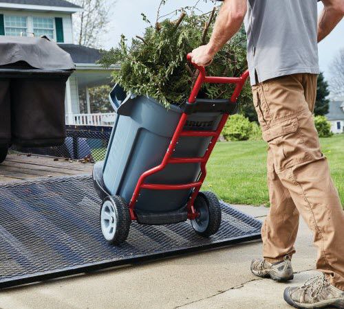 Diable porte-bouteille - BRUTE® : CONSTRUCTION AND LANDSCAPE DOLLY - Rubbermaid Commercial Products - en acier