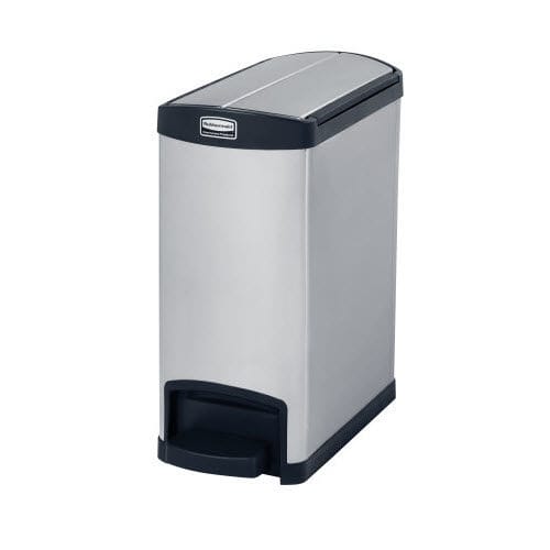 Poubelle publique - SLIM JIM® : STEP-ON END STEP - Rubbermaid Commercial Products - en métal / en plastique / à pédale
