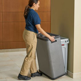 Poubelle conteneur - ELEVATE™ - Rubbermaid Commercial Products - de tri sélectif / en métal / d'intérieur