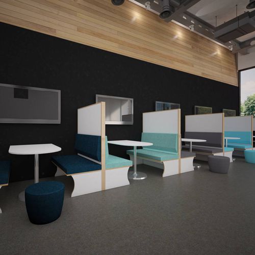 Banc contemporain - O'ZONE - Ocee Design - en bois / à double assise