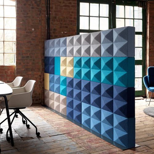 Panneau acoustique pour séparateur d'espace - FABRICKS - Ocee Design - autoportant / mobile / en tissu