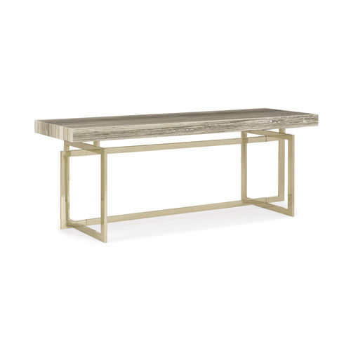 Console contemporaine - 4 EVER A CLASSIC - CARACOLE - en grès / avec piètement en métal / rectangulaire