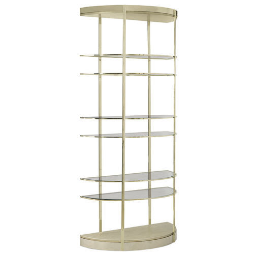 Étagère contemporaine - UP UP AND AWAY - CARACOLE - en métal laqué / en verre
