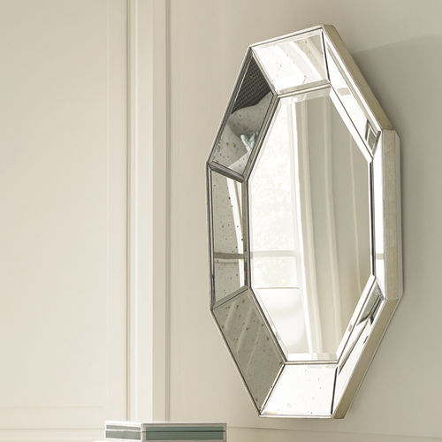 Miroir mural - LOOKING GLASS - CARACOLE - classique / octogonal / gris