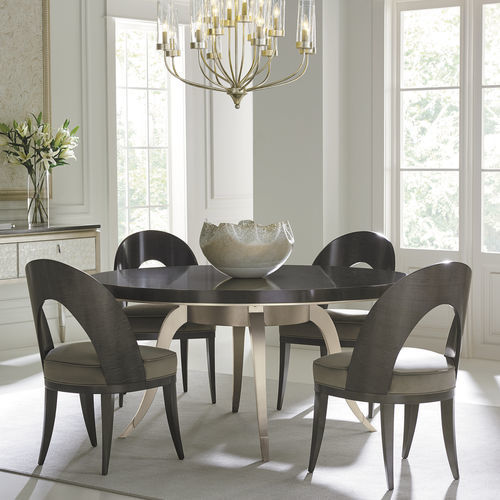 Chaise de salle à manger classique - GOT YOUR BACK - CARACOLE - d'intérieur / en tissu / en érable