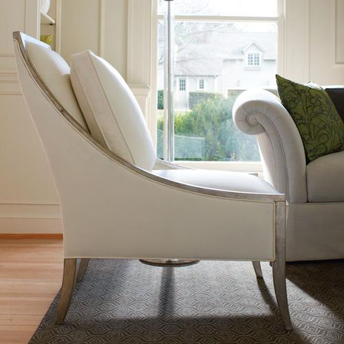 Chauffeuse classique - A FINE LINE - CARACOLE - en tissu / en bois / personnalisable